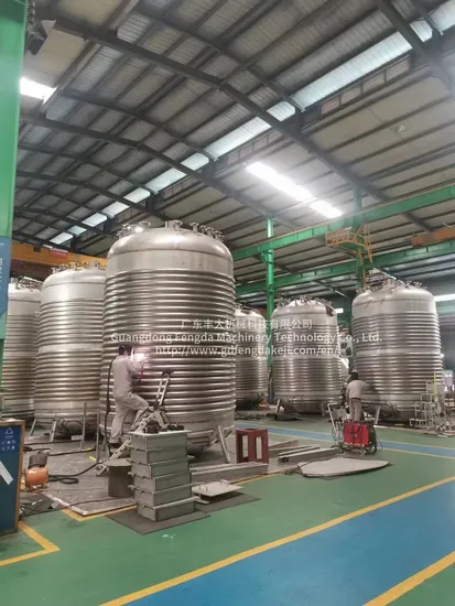 Bouilloire de réaction magnétique à agitation et refroidissement agricole Fengda