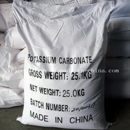 Carbonate de potassium de qualité alimentaire/industrielle à 99 % pour réactif chimique