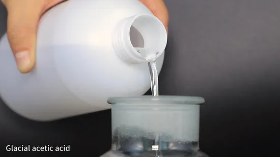 Acide acétique glacial pour la synthèse chimique et l'utilisation d'esters d'acétate